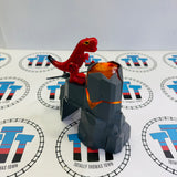 BRIO Dinosaur Erupting Volcano with working Steam 36092 Wooden - Used