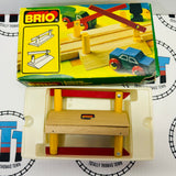 BRIO 33359 Level-Crossing Barriers Wooden Good Condition in Box - Used