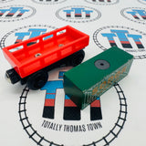 Cargo Car Red with Green Cargo Wooden - Used