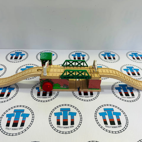 Lifting Bridge with Ascending Track #2 Clickity Clack Wooden - Used