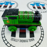 Percy in Coal with Card (Learning Curve 2003) Very Good Condition Marked on Bottom Wooden - Used