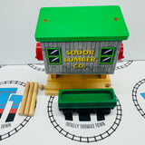 Sodor Log Loader with Henry's Log Car (2001) and 3 Logs #4 Wooden - Used