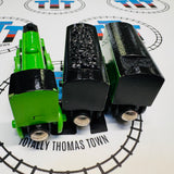 Flying Scotsman with 2 Tenders Rare #9 (2001 Learning Curve) Good Condition Wooden - Used