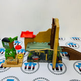Treasure at the Mine Station with Crane & Cargo #1 Loose Door Doesn’t Stay Up Wooden - Used