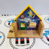 BRIO 32531 Busytown Train Station Complete Small Marks/Stains Wooden - Used