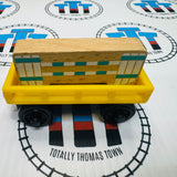 Egg Car Yellow with Fence Cargo Wooden - Used