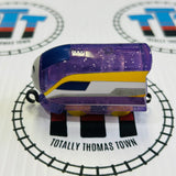 Clear Glitter Kana Worried Capsule Plarail Pull Along “All Engines Go” - Used