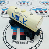 Milk Tanker Flat Magnet with Staples Rare Fair Condition Wooden - Used