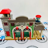 Deluxe Fire Station #1 with Lights and Sound (Slightly Chipped Track/Low Water) Wooden - Used