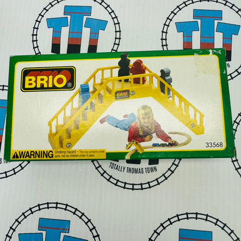 BRIO Footbridge 33568 Marked Wooden - In Box