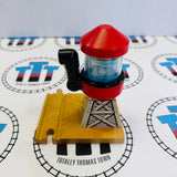 Water Tower Red #2 Water Does Not Move Discoloured Wooden - Used