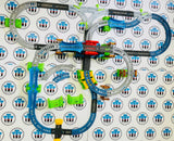 Percy 6-in-1 Set #3 No Train/Missing 1 Railing/Different Colour Pieces Used - Trackmaster Revolution