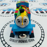 Paint Splattered Thomas (Learning Curve) Very Good Condition Wooden - Used
