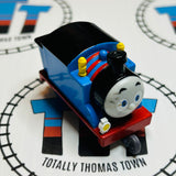 Thomas Worried No Stickers Capsule Plarail Pull Along “All Engines Go” - Used
