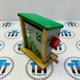 Sodor Lumber Co. with Log Car (1997) and 2 Logs Fair Condition/Marked #5 Wooden - Used