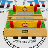 BRIO Two-Way Switching Gate Crossing #2 (Gates Get Stuck not working properly) 33243 Wooden - Used