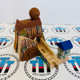 Boulder Mountain Set #2 (No Trains/House has Glued Base) Wooden - Used