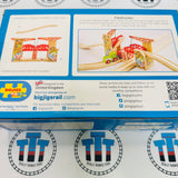Double Lifting Graffiti Bridge BIGJIGS Rail Wooden - New in Box