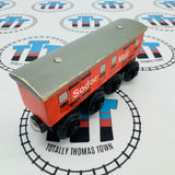 Sodor Mail Car #2 (Learning Curve 1996) Rare Chipping Paint Wooden - Used