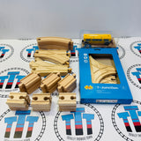 BIGJIGS Value Expansion Track Pack with Mobile Workshop and T-Junctions 34 Pieces - New no/in Box