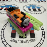 Hyper Glow Nia with 2 Track Piece (2017) Fair Condition Used - Trackmaster Revolution