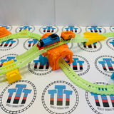 Glowing Mine Set #1 with Trains (No Cargo/Missing 1 Riser & Tunnel Gates/1 Piece not Glowing) Trackmaster Revolution - Used