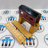 Knapford Covered Bridge Tunnel with Track Fair Condition Wooden - Used