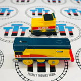 Rebecca no Rods and Fair Condition Tender (2013 Mattel) Used - Trackmaster Revolution