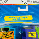 Halloween Thomas and Caboose FACTORY ERROR Halloweent (Learning Curve) Wooden - New