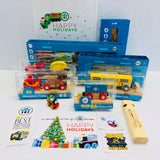 🎄 Christmas BIGJIGS Wooden Train Pack · Fully Wrapped & Ready to Gift · Assembly Required! 🎁