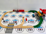 BRIO Central Station Set #1 (Missing 1  Sign/Tunnel Lid) 33988 Wooden - Used