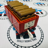 Troublesome Truck Red with Log Cargo (2002) Used - TOMY