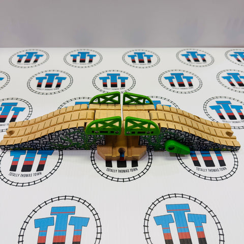 Drawbridge Marked/Stained #4 Clickity Clack Wooden - Used