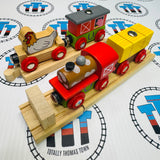 Farmyard Train with Buffer and Track BIGJIGS Rail Wooden - New in Box