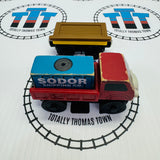 Lorry 1 with Flatbed (Learning Curve 2001) Fair/Poor Condition Wooden - Used