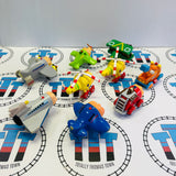 Jay Jay the Jet Plane Pack (9 Characters) Fair Condition Missing Pieces Generic Brand Wooden - Used