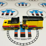 Rebecca & Tender Peeling/Missing Stickers Capsule Plarail Wind Up - Used