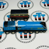 BRIO Mallard High Speed Train #3 Vintage 33413 Fair Condition Wooden Rare - Used