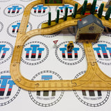 Storm on Sodor Set #1 No Trains/Collapsing Barn Not Working Wooden - Used