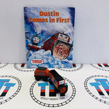Dustin and Tender and Book (no cover for book) (Mattel) Good Condition Wooden - Used