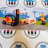 BRIO 33573 Forklift in Slightly Bent Wooden Box Wooden - New