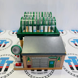 Knapford Station #2 with Microphone with Lights and Sound (Smudged Text) Wooden - Used