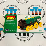 BRIO 33239 Big Green Action Locomotive Wooden - New