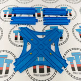 Crossing Switch Track and 4 Straight Pieces R-14 New no Package - TOMY
