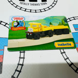 Isabella & Trailer with Card (Learning Curve 2003) Good Condition Wooden - Used