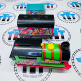 Graffiti Percy and Cargo Cars (2021) "All Engines Go" Good Condition Used - Motorized