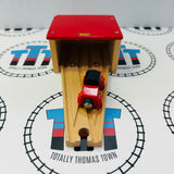 BRIO 33365 Engine Shed #2 Chipping Paint Wooden - Used