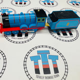 Edward with Tender (2009 Mattel) Noisy Discoloured Clip (Doesn't affect use) Used - Trackmaster