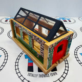 Useful Engine Shed #2 Fair Condition Scratched Roof Wooden - Used