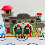 Deluxe Fire Station #1 with Lights and Sound (Slightly Chipped Track/Low Water) Wooden - Used
